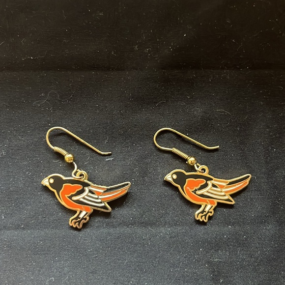 Peter David Jewelry - Rare Vintage Baltimore Orioles Earrings
